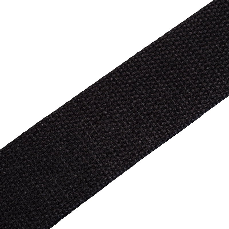 Levy's Leathers Signature Series Cotton Guitar Strap, Durable, Comfortable, and Adjustable - Black (MSSC8-BLK) - Image 4